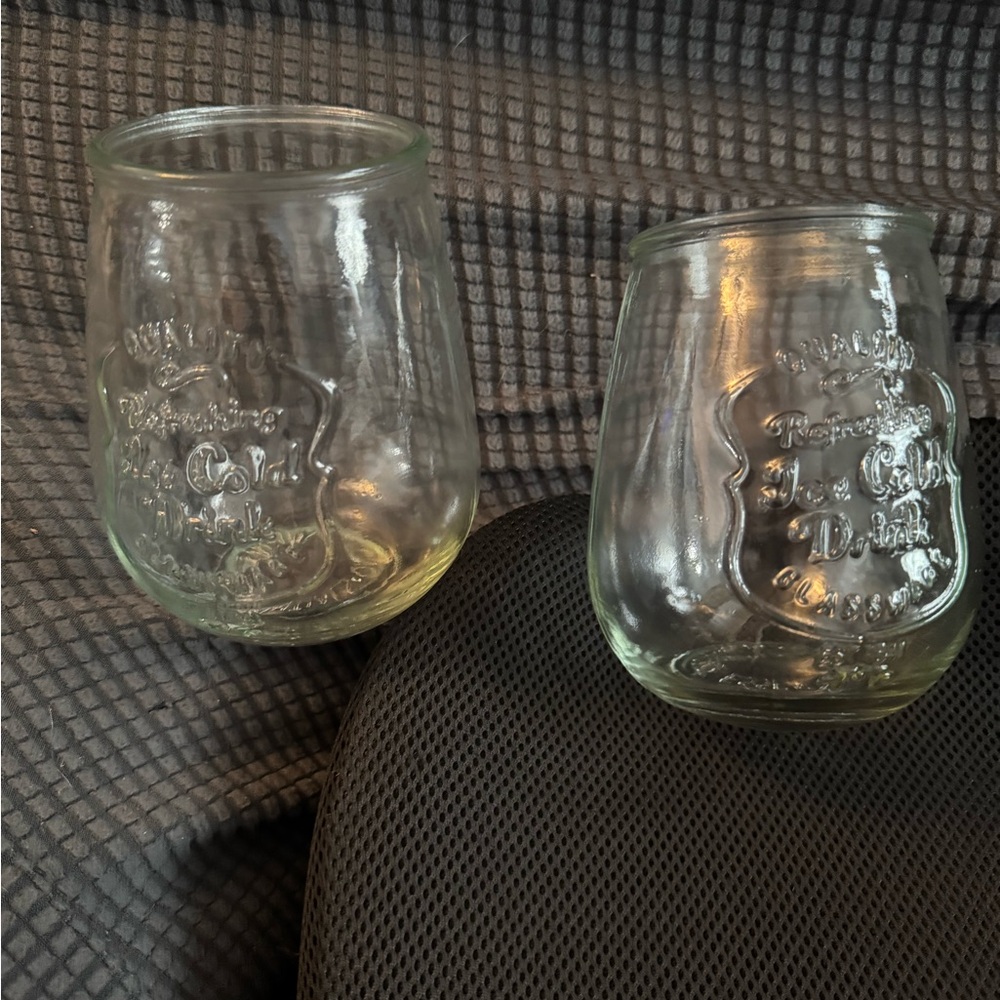 Stemless Drinkware with Embossed Design
